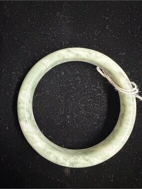 Green Jade Bangle Bracelet - Women Jewelry